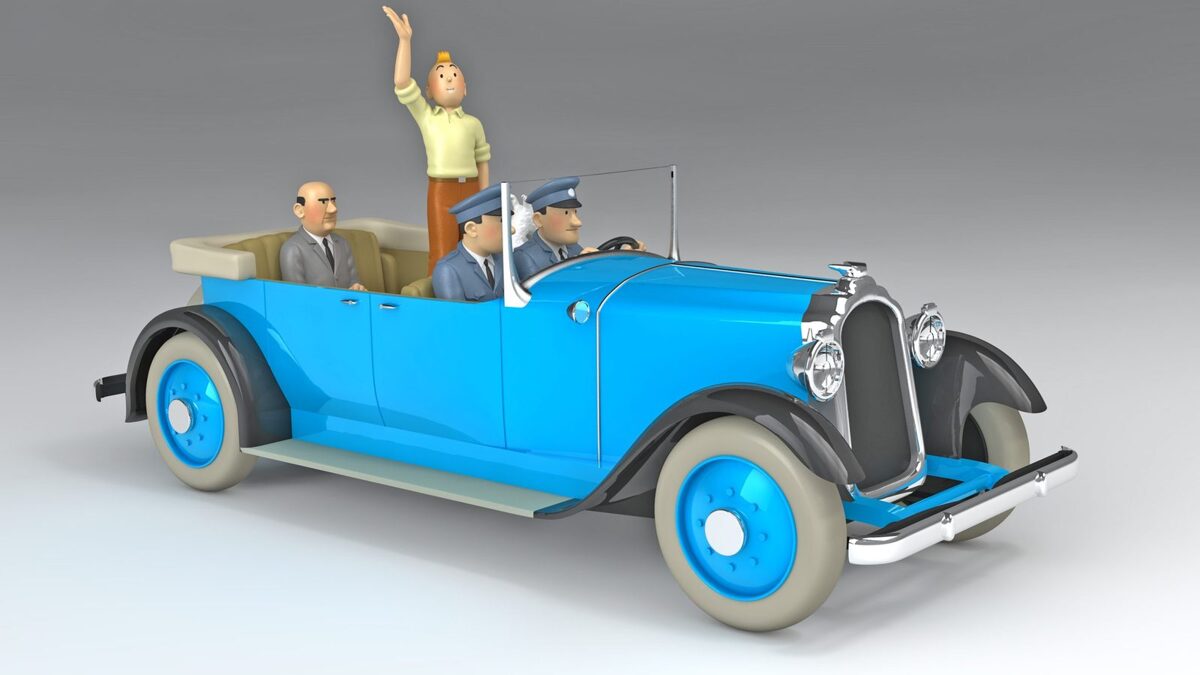 The Celebration Limousine 1/24 Voiture Tintin cars Official Tintin product