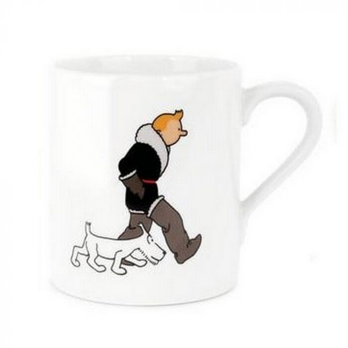Tintin in the soviets porcelain mug in gift box Official Moulinsart product New