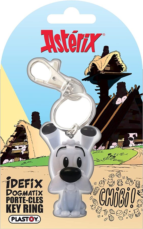 Idefix (Dogmatix) plastic key ring Chibi Plastoy collection Asterix New