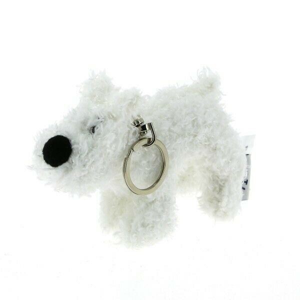 Snowy soft toy plush key ring Moulinsart