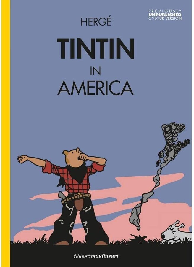 Tintin in America colorized english hardcover version - Waking Up 