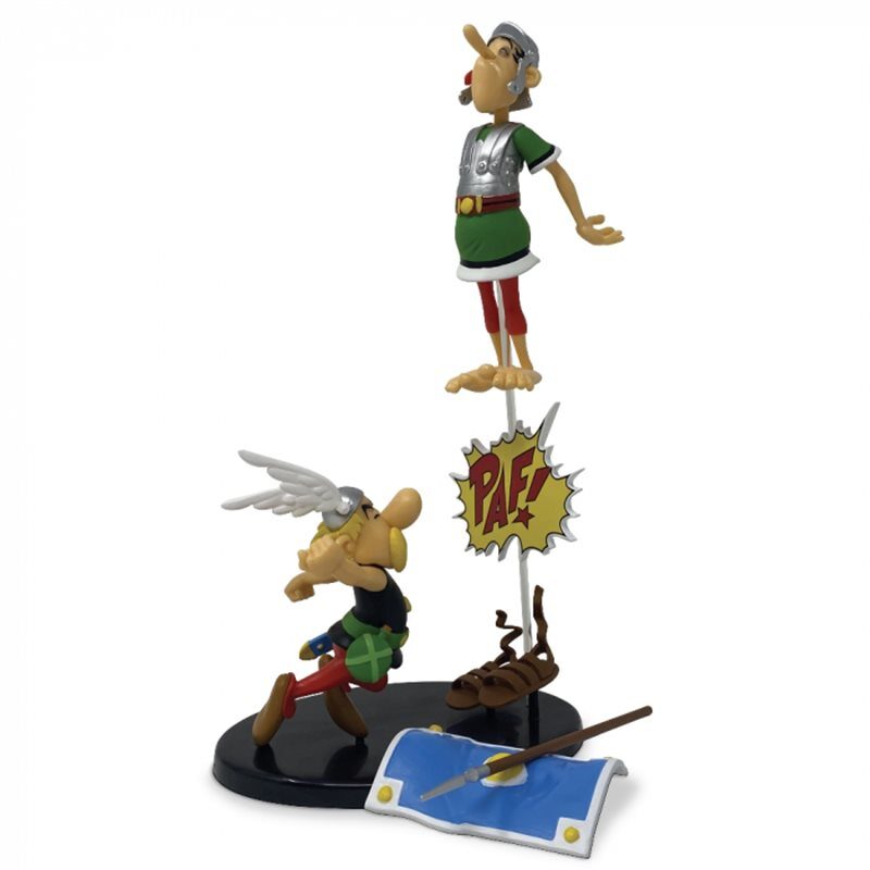 Asterix and The Legionary PAF! resin statue figurine Plastoy