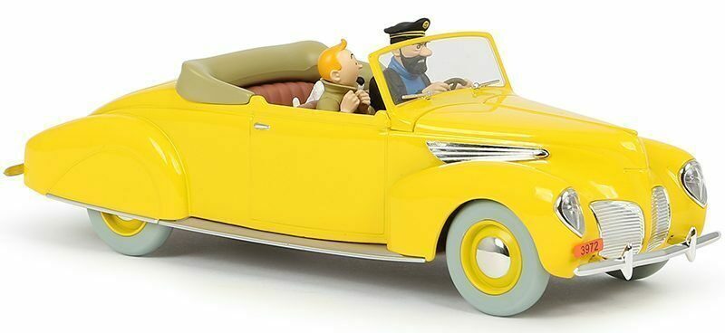 Captain Haddock convertible Lincoln Zephyr 1/24 Voiture Tintin cars
