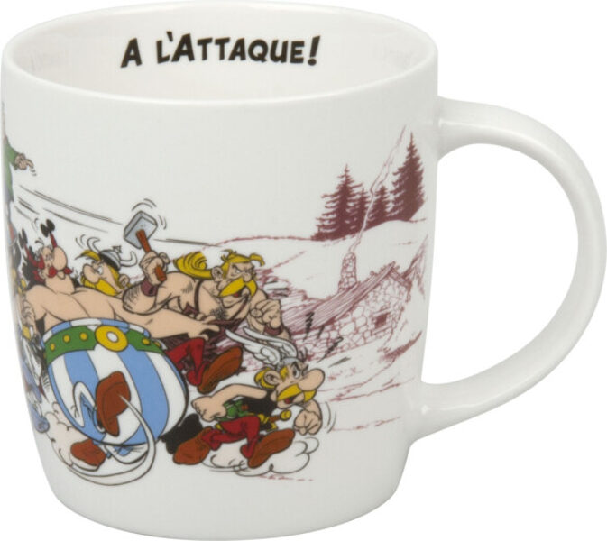 Asterix and Obelix A L'Attaque ! porcelain mug Official Asterix Product 