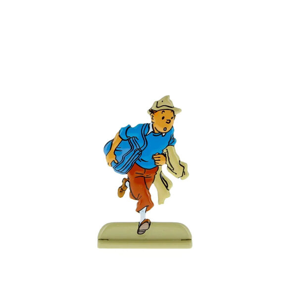 Tintin from the Red Sea sharks metal figurine New