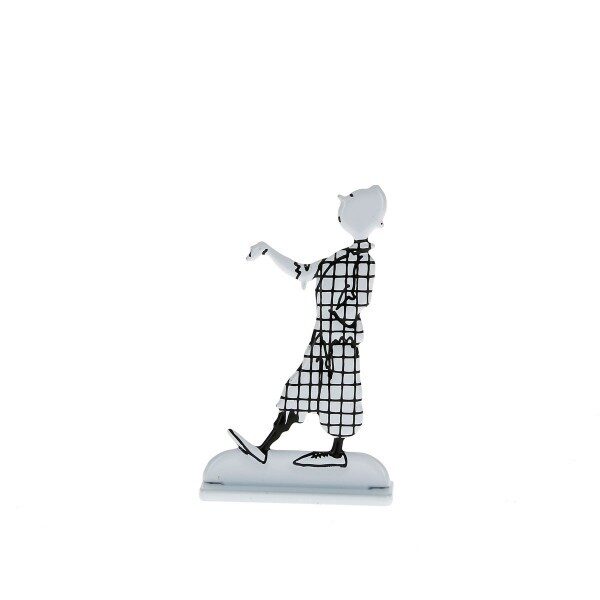 Tintin Soviet posing metal figurine