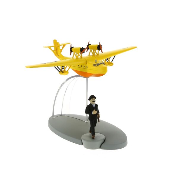 Tintin & SY-AMO seaplane from King Ottokar's Sceptre