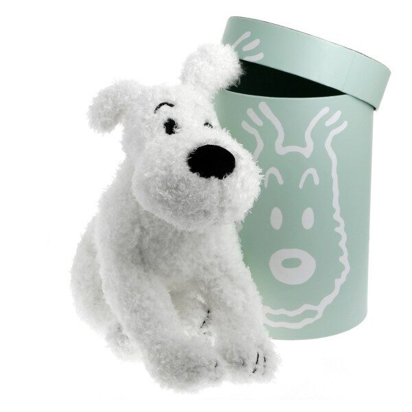 Snowy soft large size plush figurine with gift box Tintin Official product