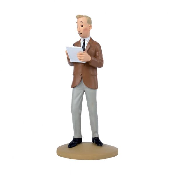 Herge Reporter resin figurine statue Official Tintin product New
