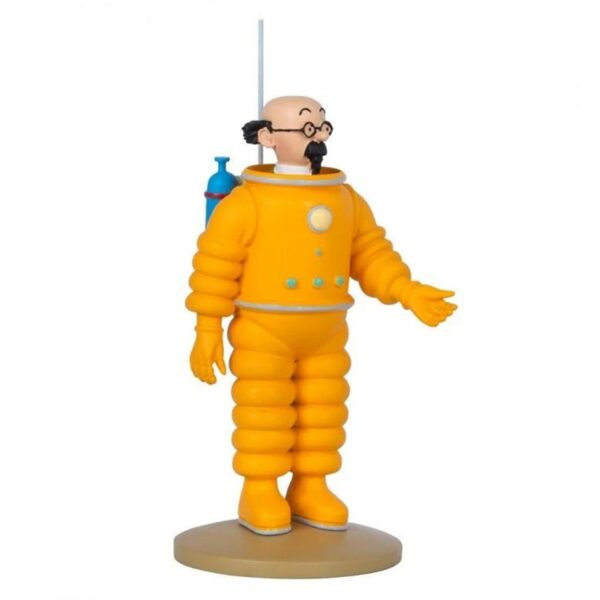 Prof. Calculus astronaut resin figurine statue Official Tintin product New