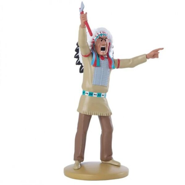 The Great American Indian Chief resin figurine Tintin in America New