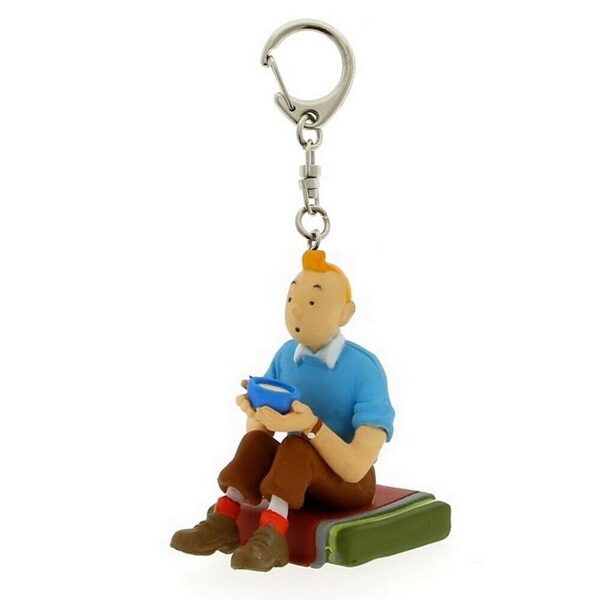 Tintin in Tibet seated pvc keyring Official Moulinsart product New