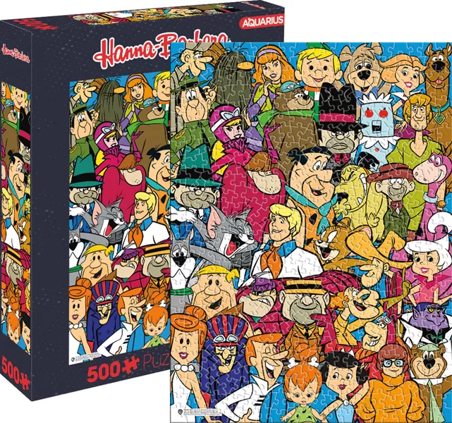 Hanna-Barbera cast Puzzle 500 pièces Aquarius New & Sealed