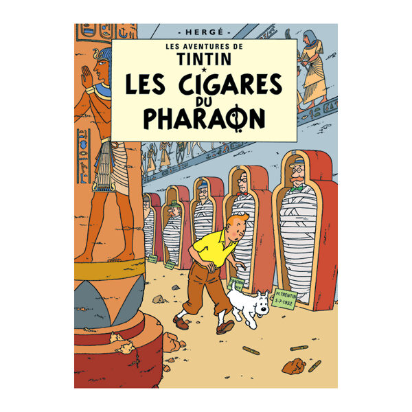 Tintin and the cigares of the pharaoh official large size poster 