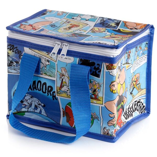 Asterix plastic lunch bag with zipper and inside made of isotherm New