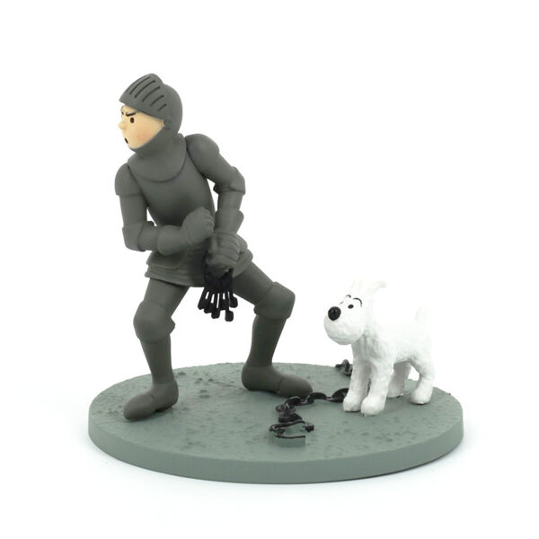Tintin and Snowy armor plastic boxset Official Moulinsart product