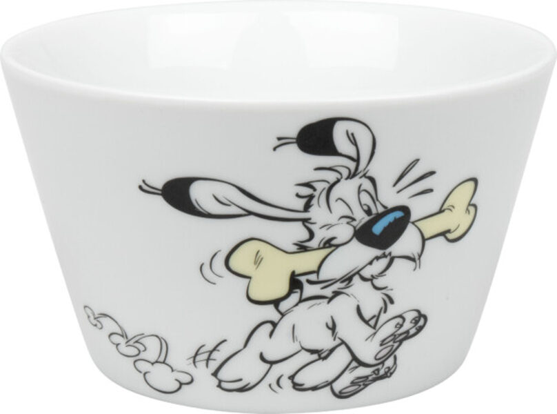 Idefix with Bone porcelain bowl Asterix collection New