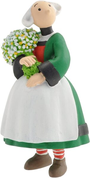 Becassine and the flower bouquet plastic figurine Plastoy New