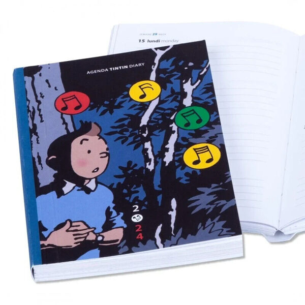 Tintin pocket diary agenda 2024 New and Sealed Tintinimaginatio 10 cm x 15 cm