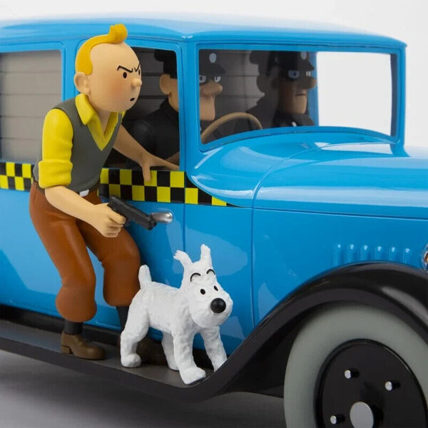 THE CHICAGO TAXI 1/24 VOITURE TINTIN CARS TINTIN IN AMERICA 