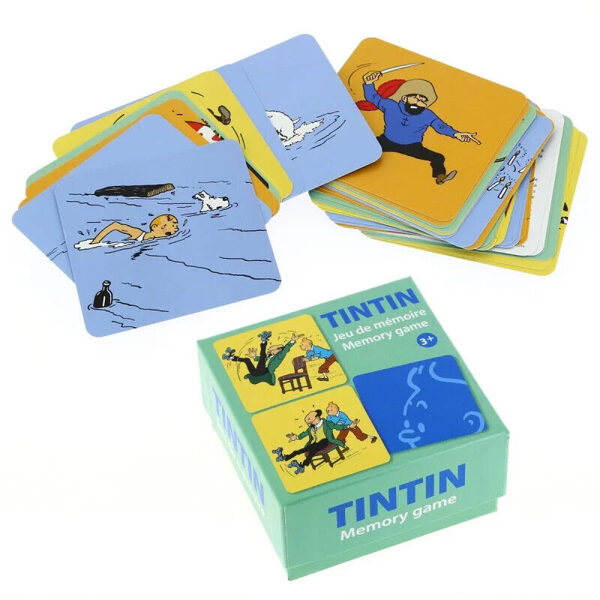 Tintin Playing cards Memory Game Actions New Tintinimaginatio