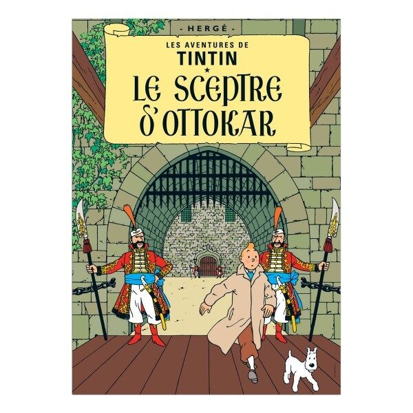 Tintin and King Ottokar's Sceptre Official large size poster
