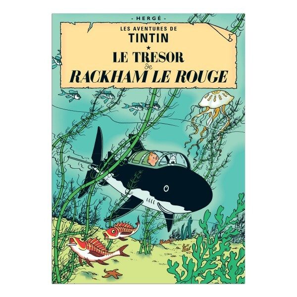 Tintin & Red Rackham's Treasure Official large size poster