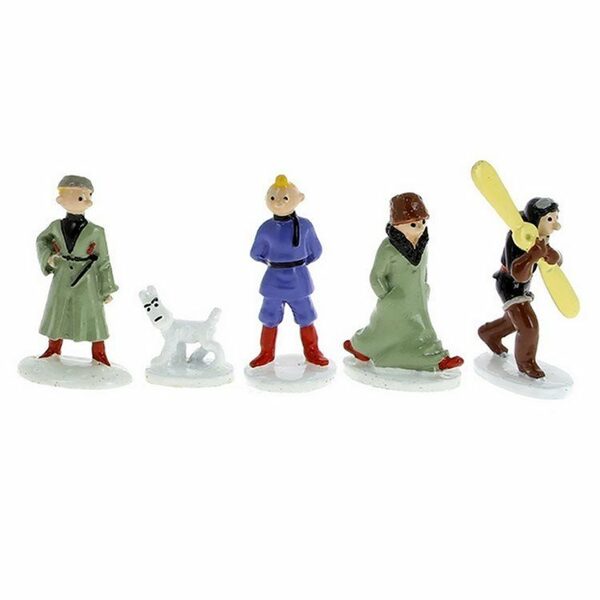 Tintin in the land of Soviets mini metal collectible figurines 