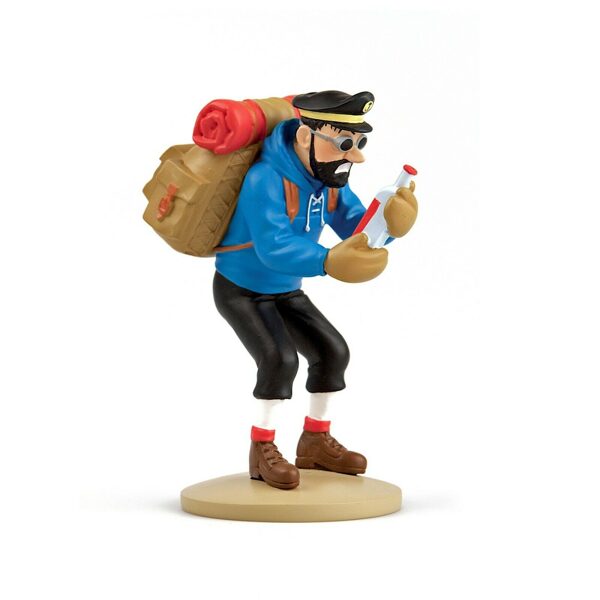 Captain Haddock with bottle resin figurine Official Tintin product 