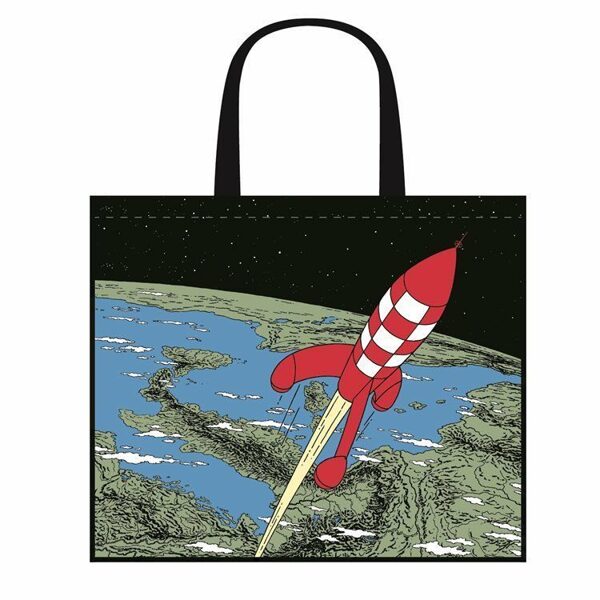 Tintin Destination Moon tote bag Semi Waterproof