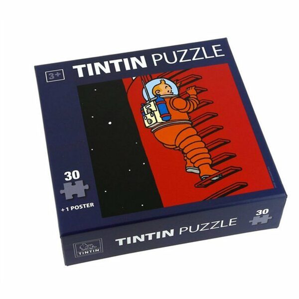 Tintin Explorers on the moon climbing 30 pieces puzzle children 