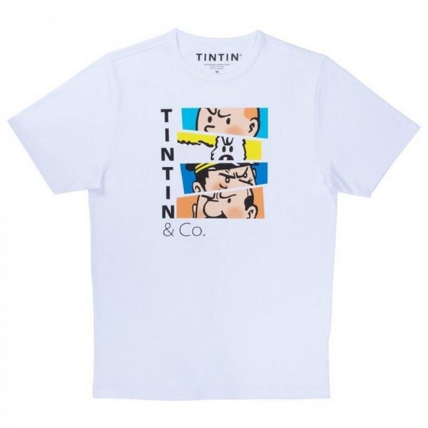 Tintin & Co color t-shirt New with tag official Tintin product