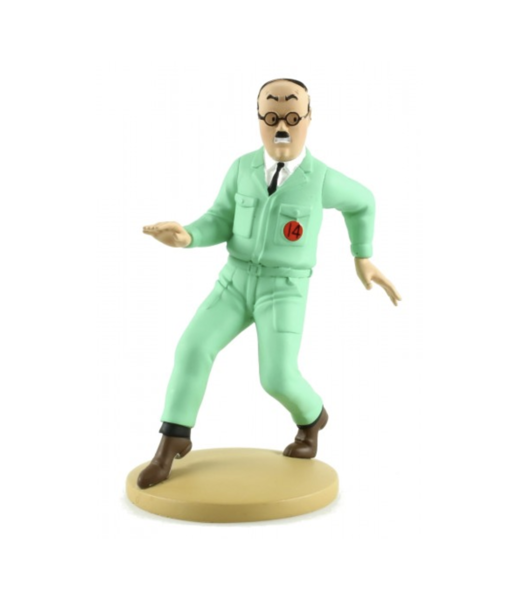 Assistant engineer Frank Wolff resin figurine Official Tintin product 