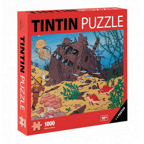 Tintin puzzle wreckage of the unicorn 1000 pieces 