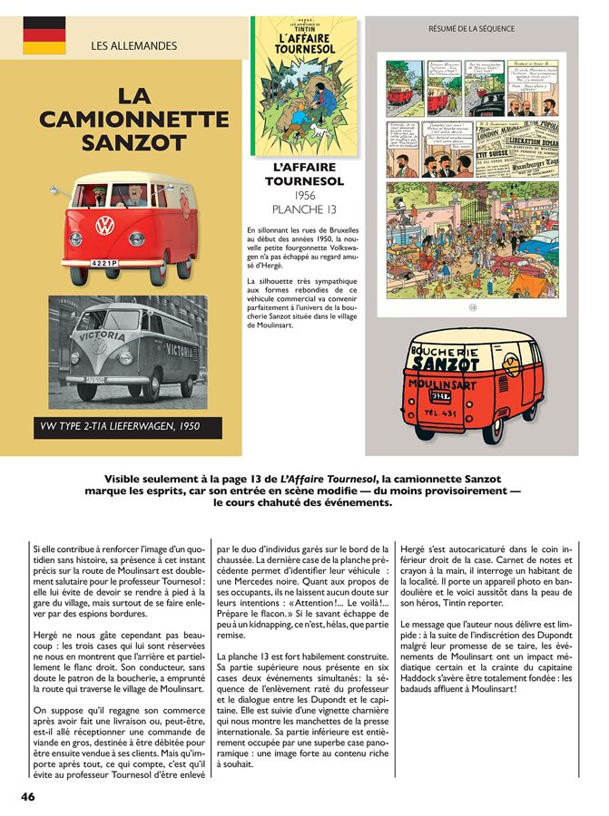 Tintin et les autos européennes: Les voitures de légende Moulinsart